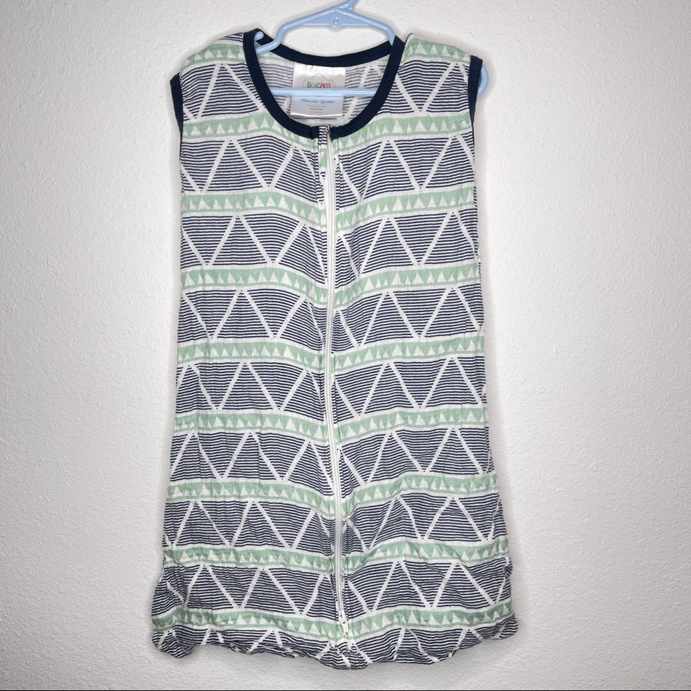 Bacati wearable blanket sleep sack cotton sz 6-12
